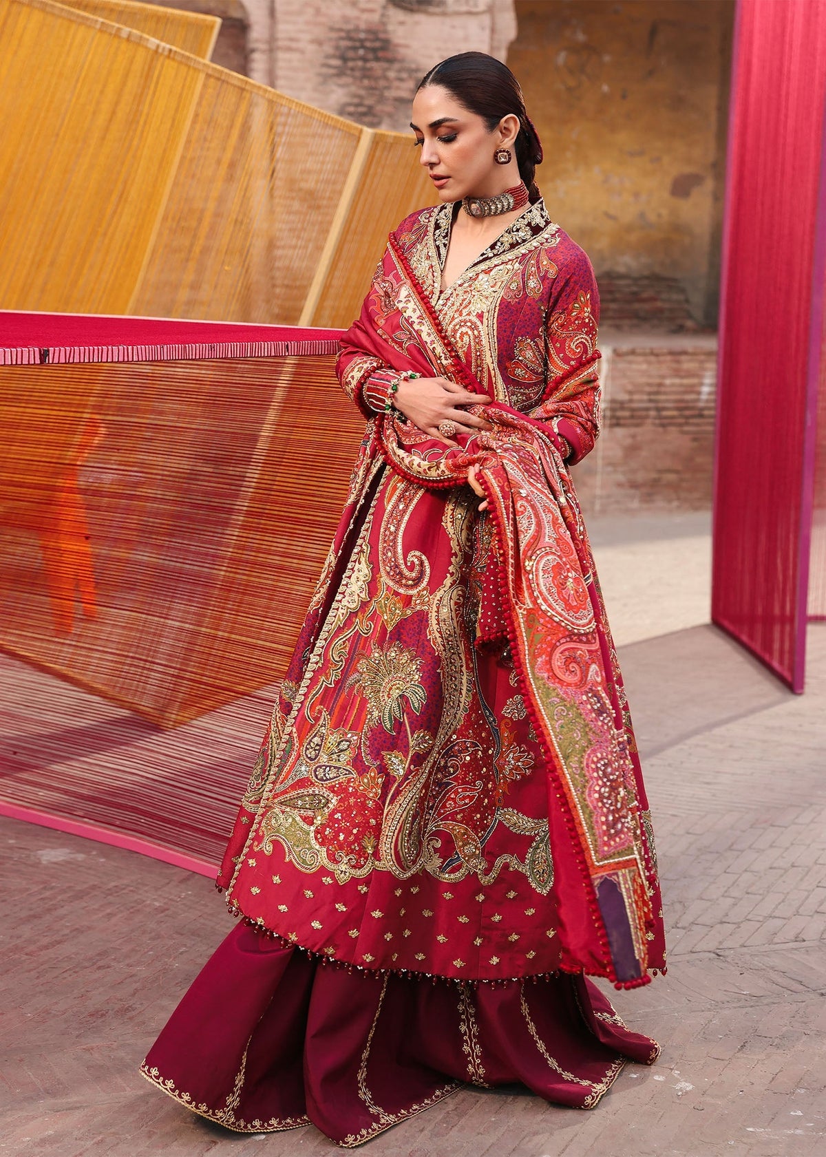 Crimson | Jhilmil Wedding Formals | DAMINI, image 8
