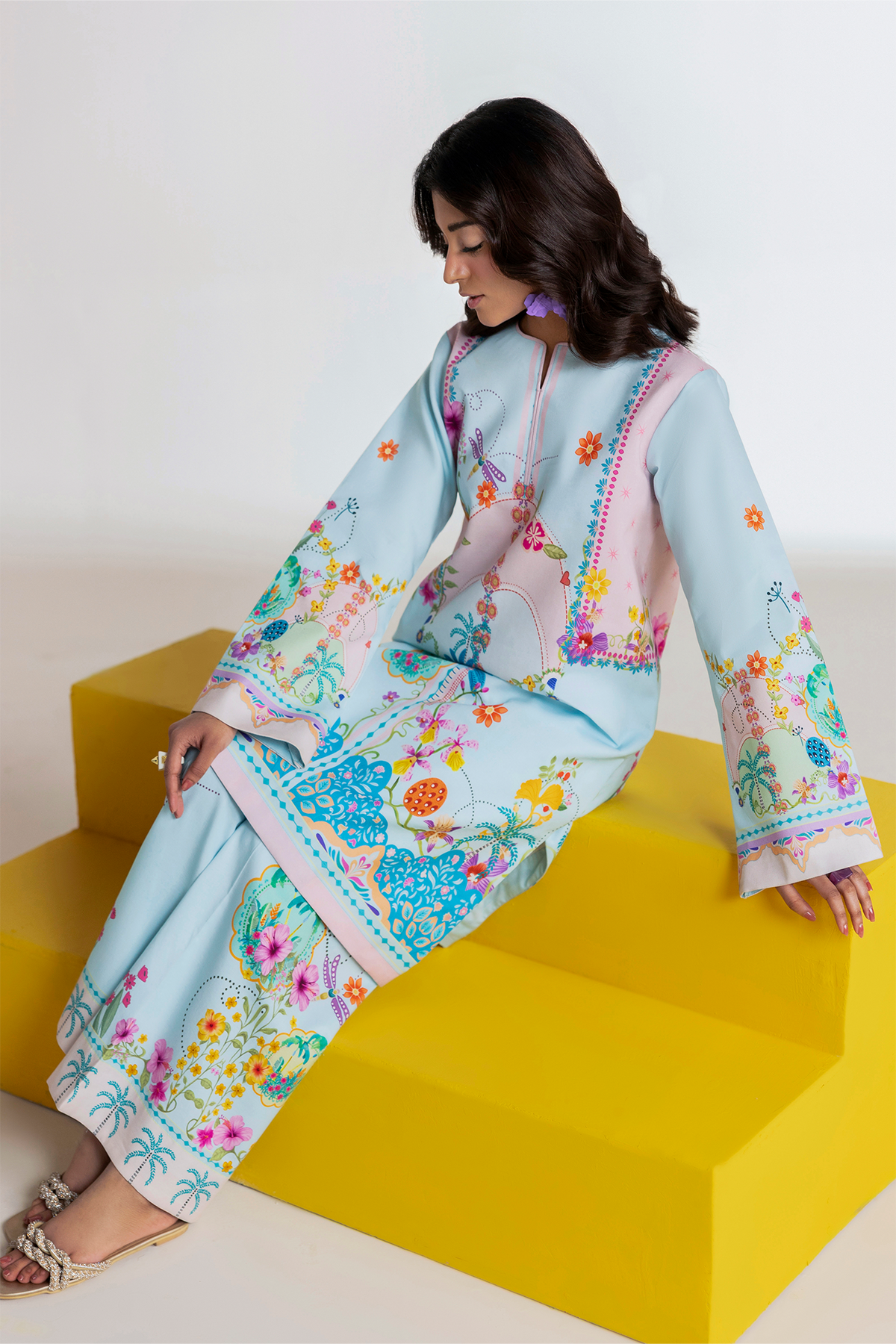 Rajbari | Amal Summer Prints | Unstitched Cord 05-8