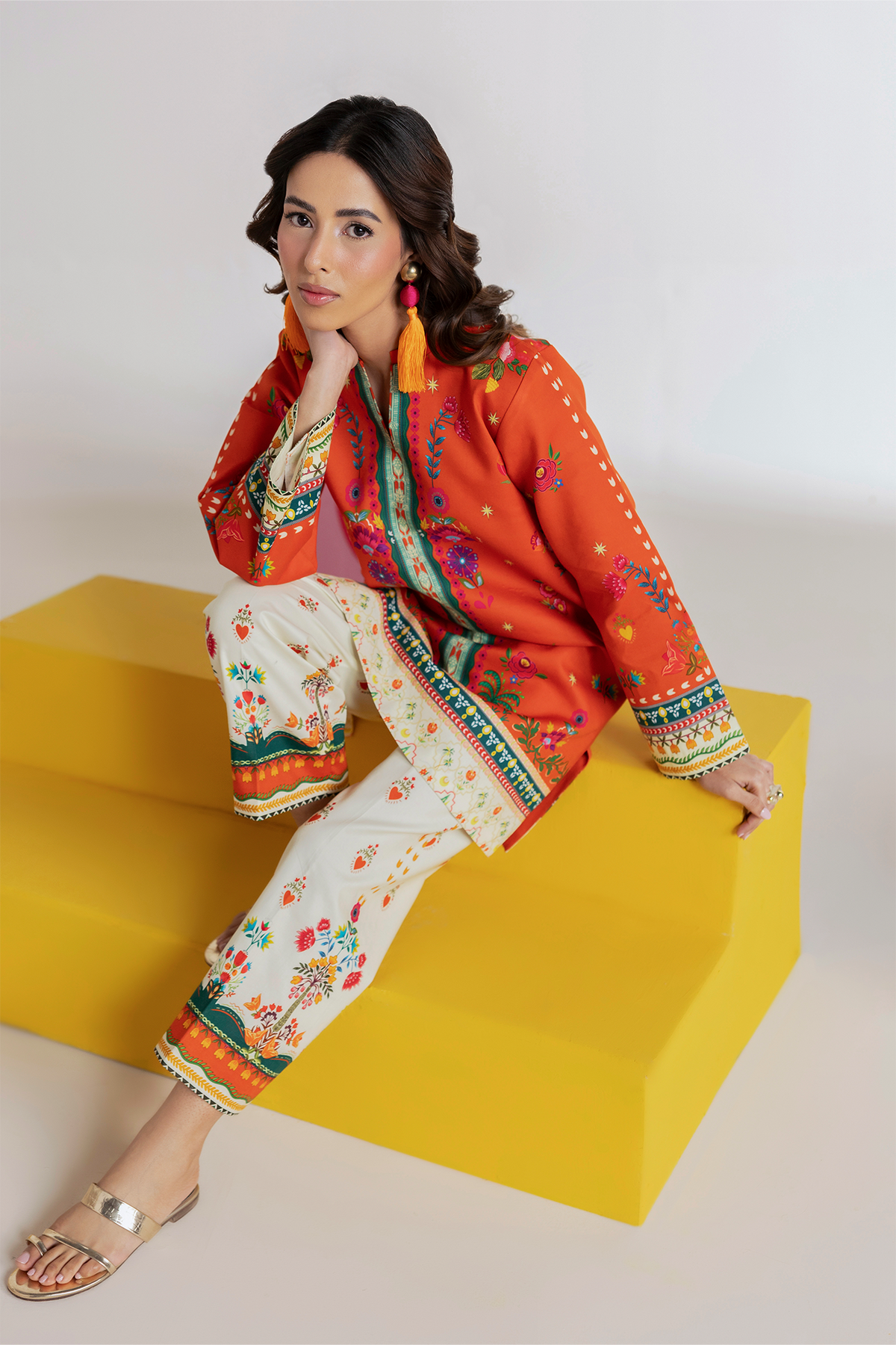 Rajbari | Amal Summer Prints |Cord 04-6