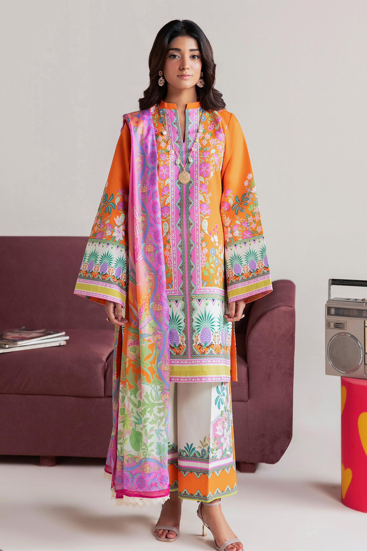 Rajbari | Amal Summer Prints | Unstitched 08