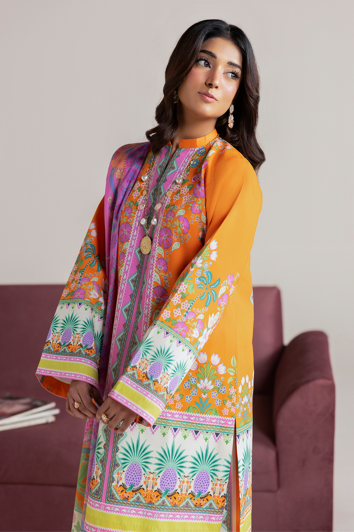 Rajbari | Amal Summer Prints | Unstitched 08-3