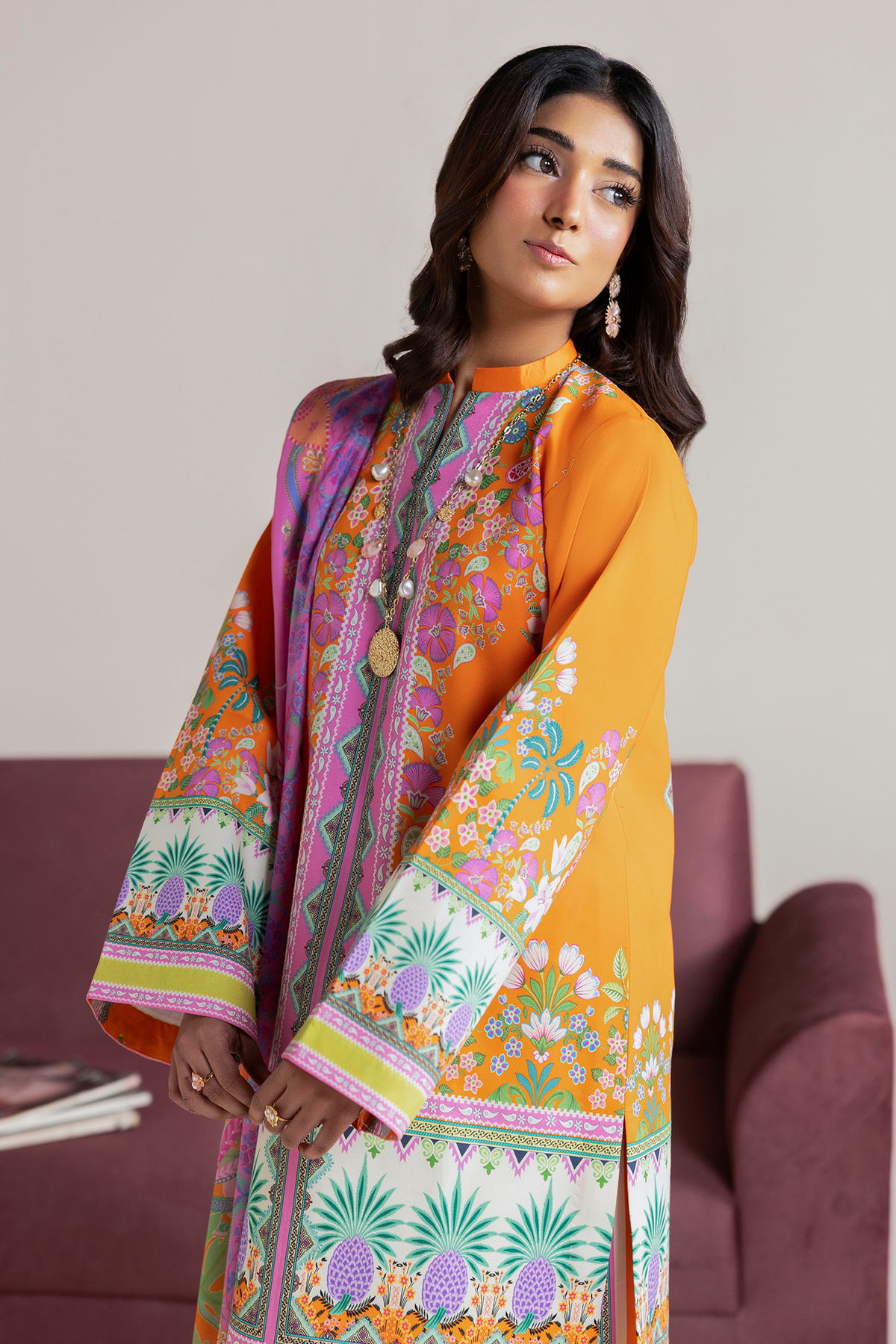 Rajbari | Amal Summer Prints | Unstitched 08-4