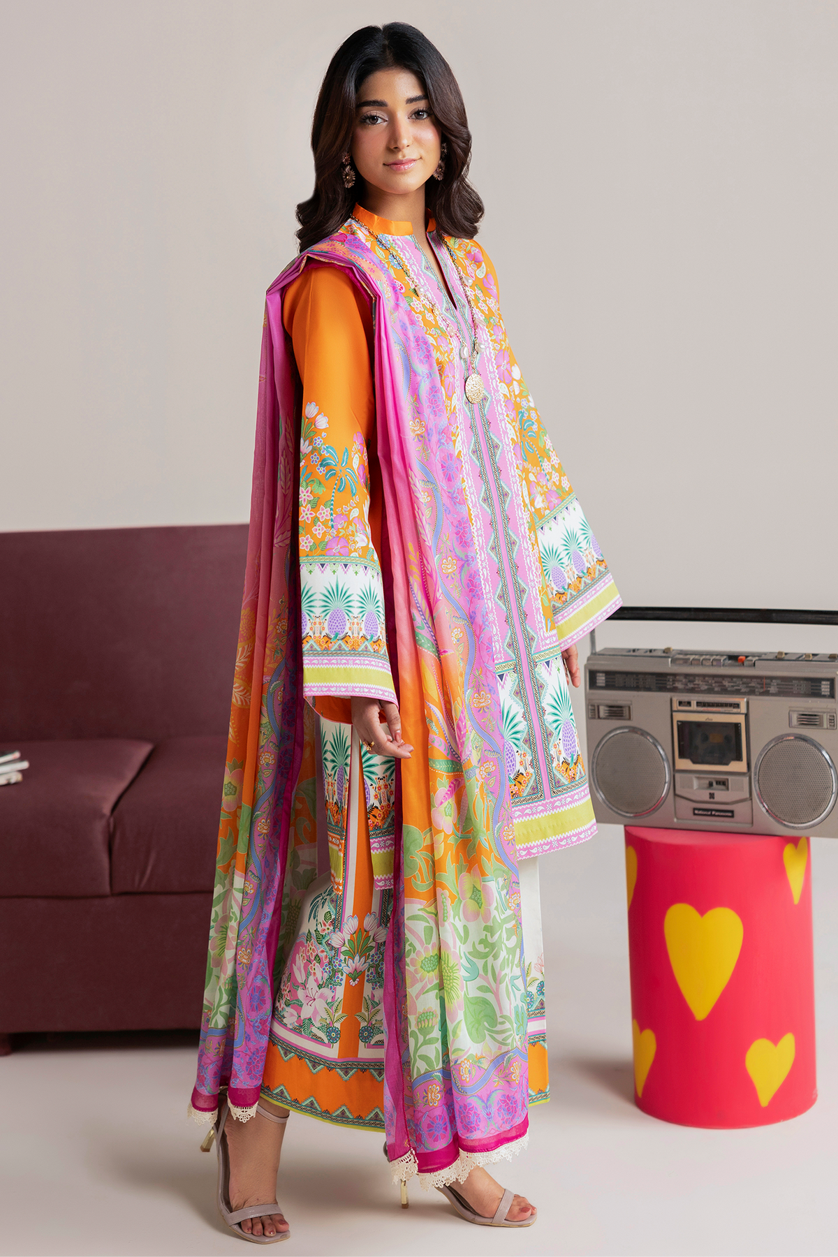Rajbari | Amal Summer Prints | Unstitched 08-7