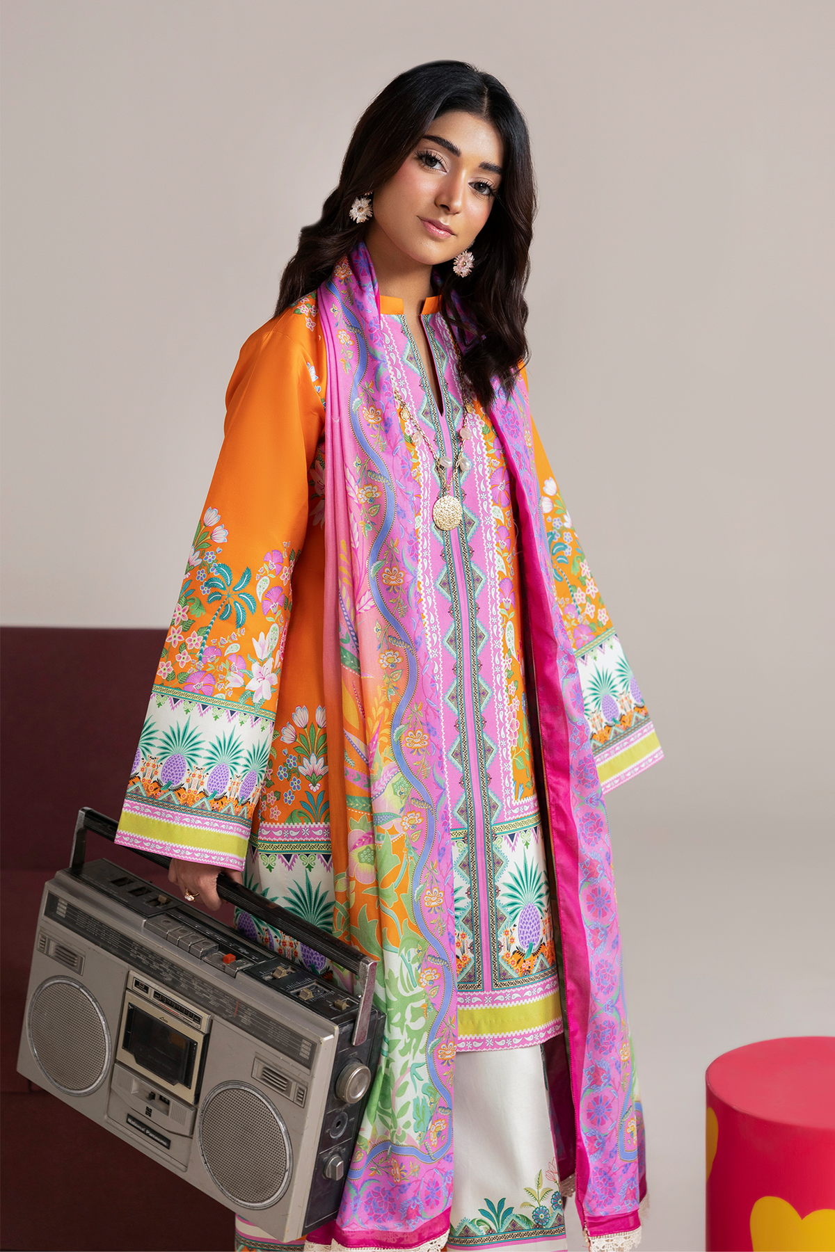 Rajbari | Amal Summer Prints | Unstitched 08-5