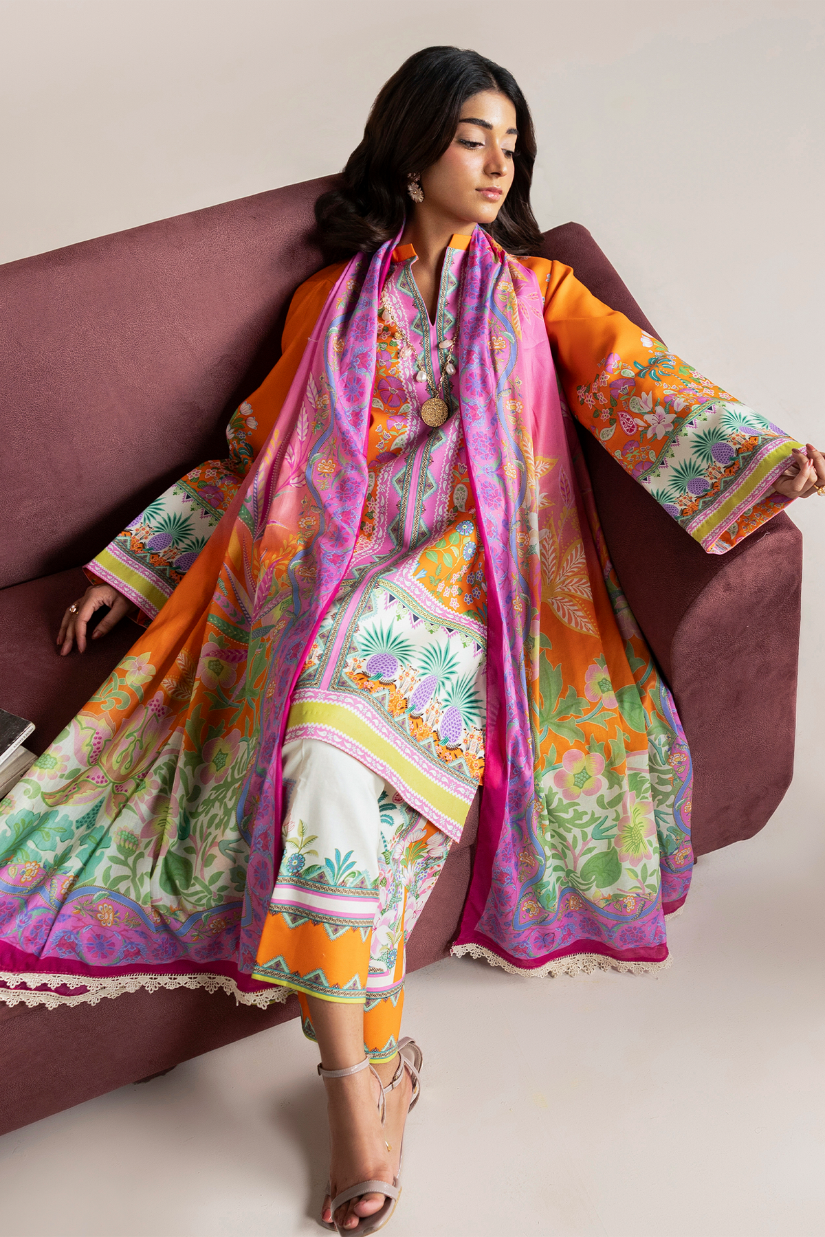 Rajbari | Amal Summer Prints | Unstitched 08-9