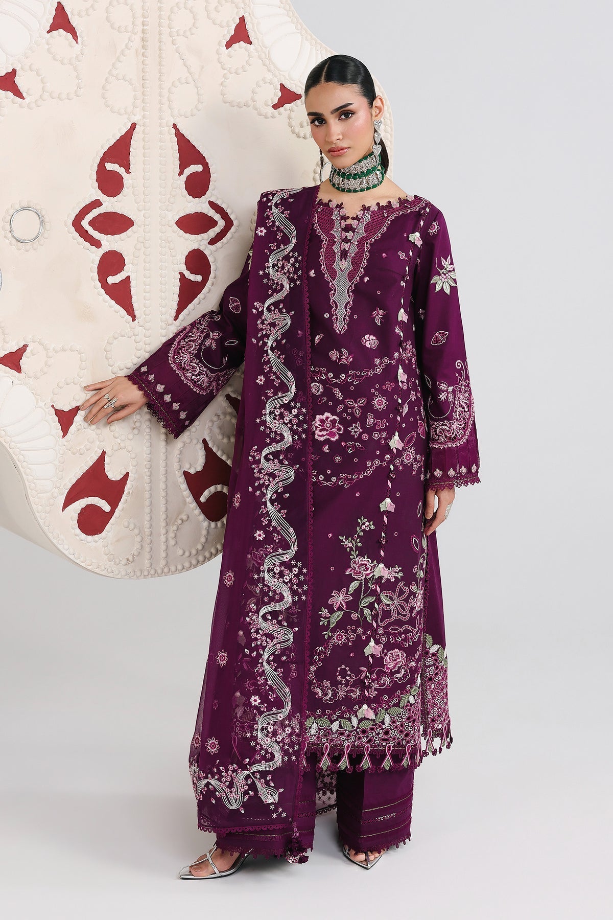 Qalamkar | Festive Lawn 26 | QFL-10 TRESA-1