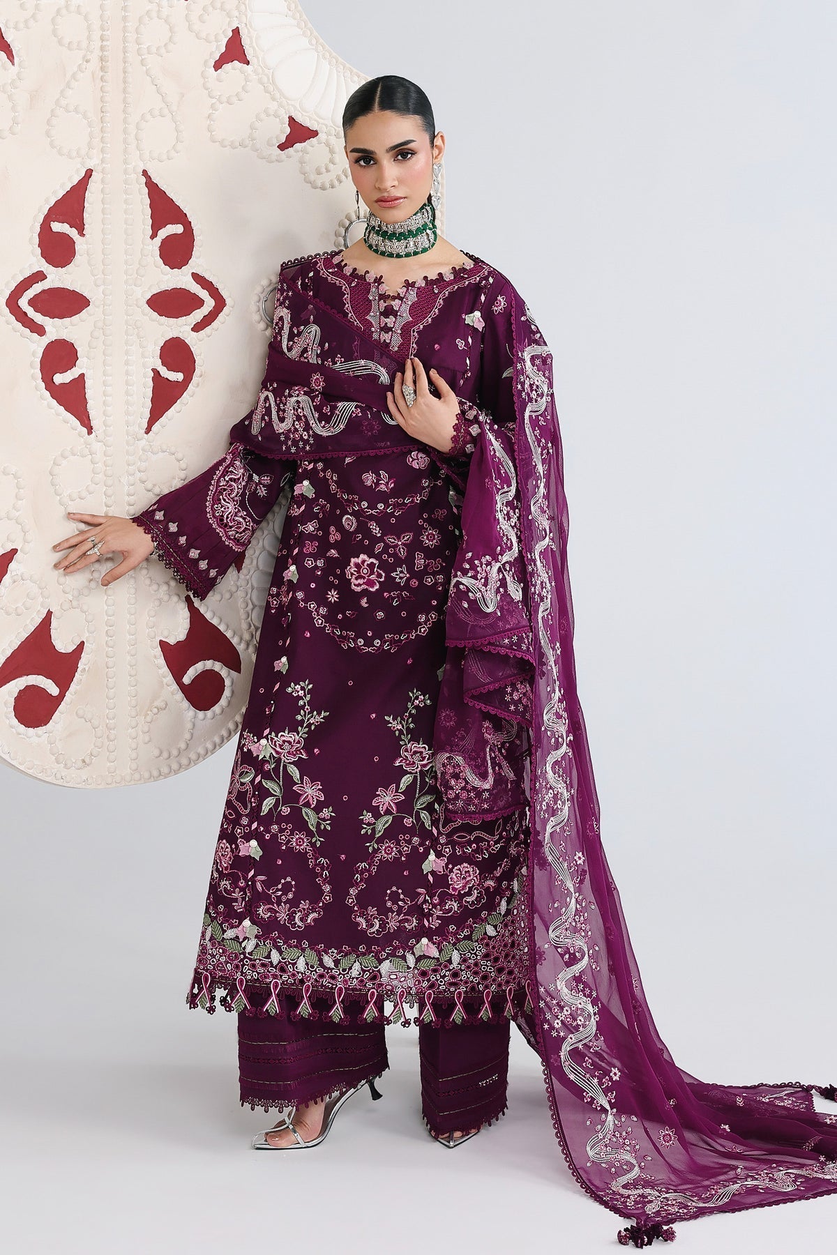 Qalamkar | Festive Lawn 26 | QFL-10 TRESA-5
