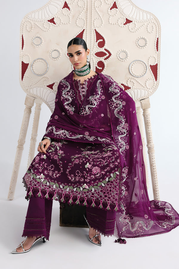Qalamkar | Festive Lawn 26 | QFL-10 TRESA, image 7