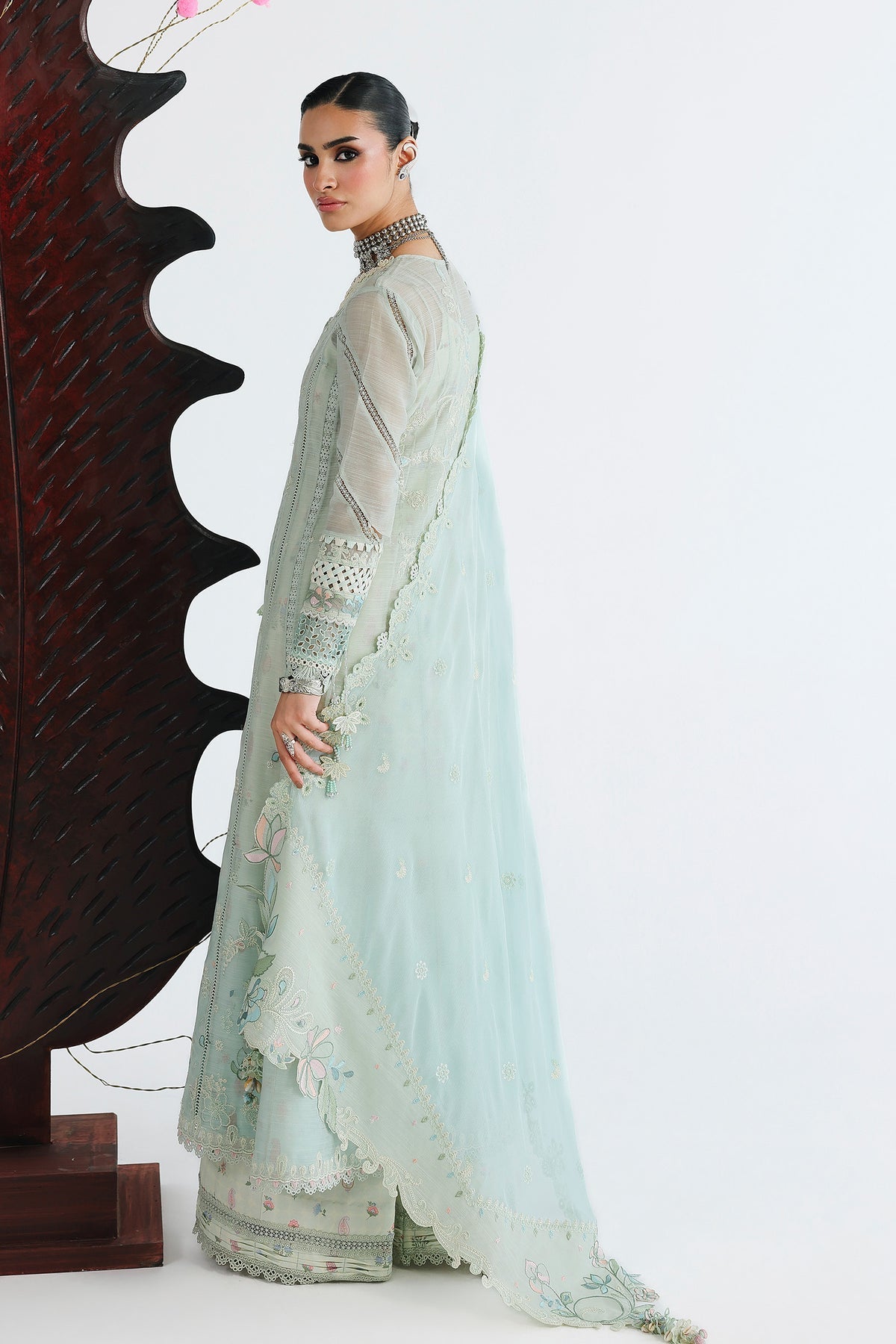 Qalamkar | Festive Lawn 26 | QFL-08 SABEL, image 2