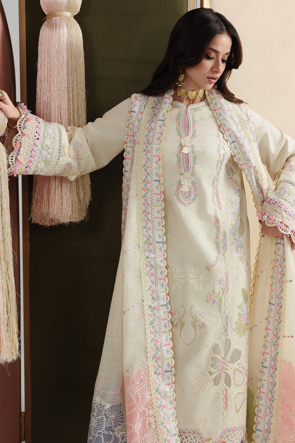 Qalamkar | Festive Lawn 26 | QFL-01 ELMA, image 3