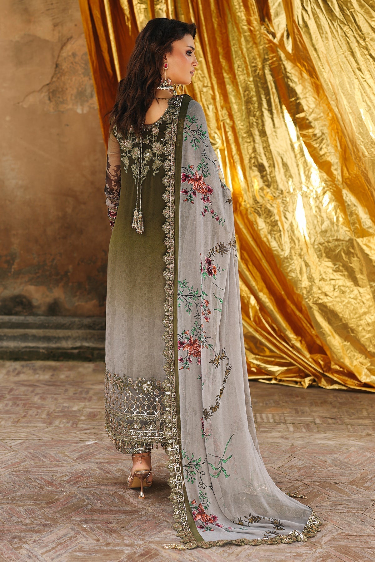 Charizma | Vasal Chiffon | VSL25-31 -  Charizma Ladies Clothes - Original Designer Dress - House of Maryam