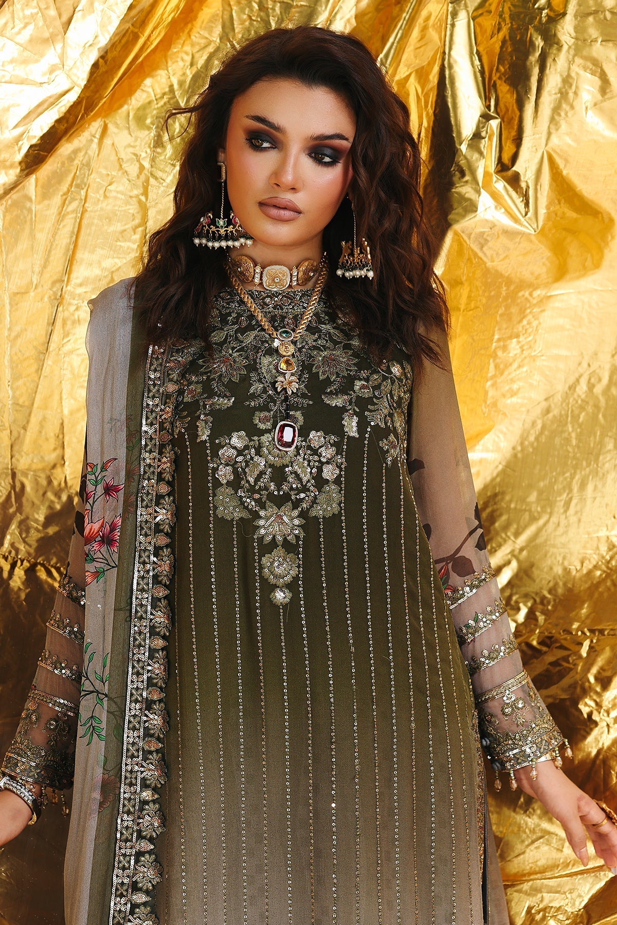Charizma | Vasal Chiffon | VSL25-31 -  Charizma Ladies Clothes - Original Designer Dress - House of Maryam