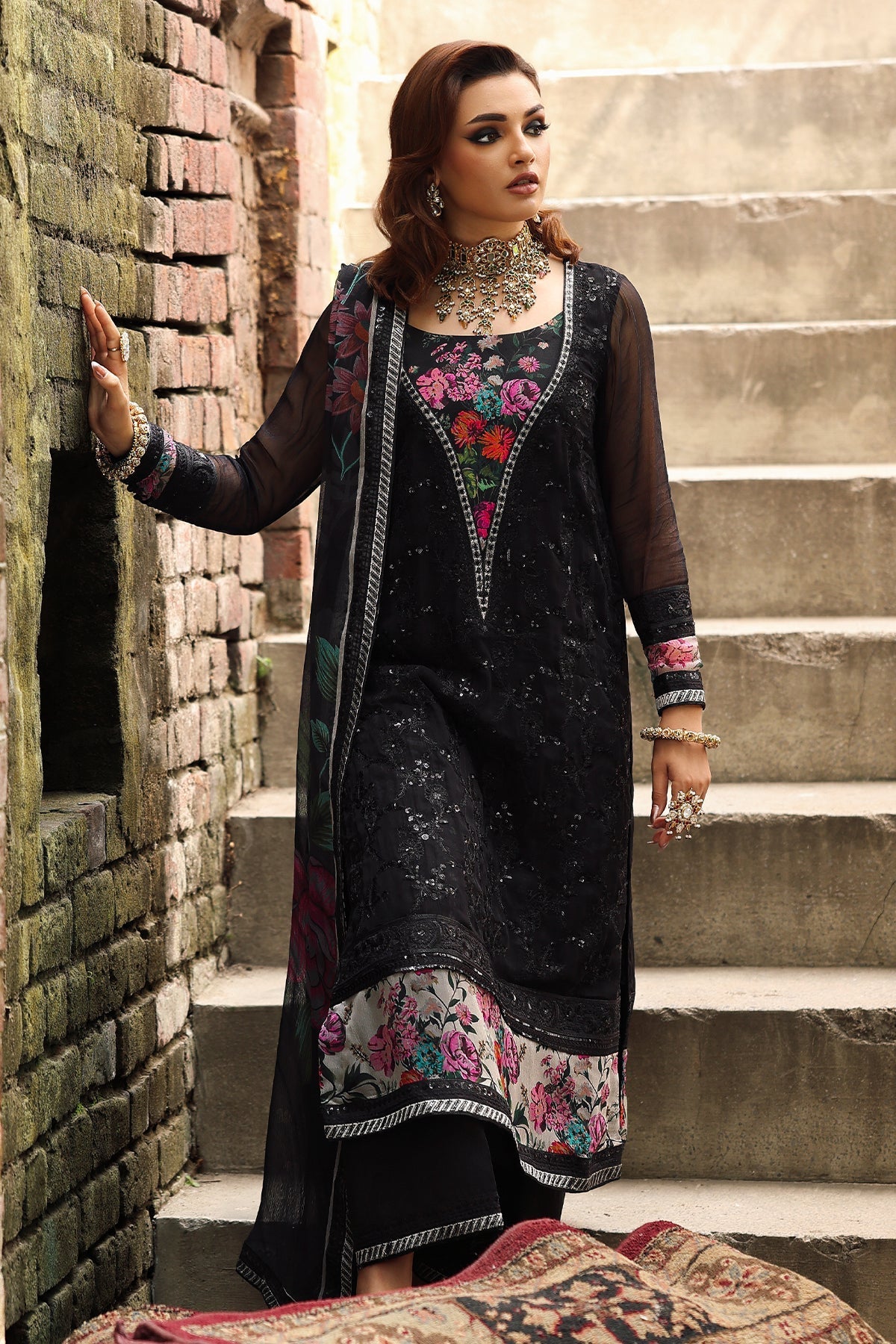 Charizma | Vasal Chiffon | VSL25-33 -  Charzima Ladies Clothes - Original Designer Dress - House of Maryam