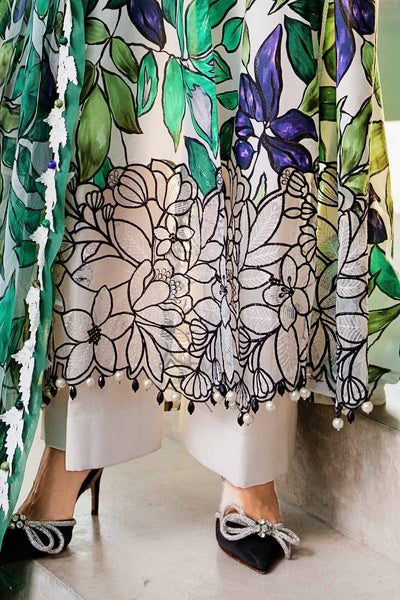 Maria B | M Prints 25 | MPT-2505-A -  Maria B Ladies Clothes - Original Designer Dress - House of Maryam