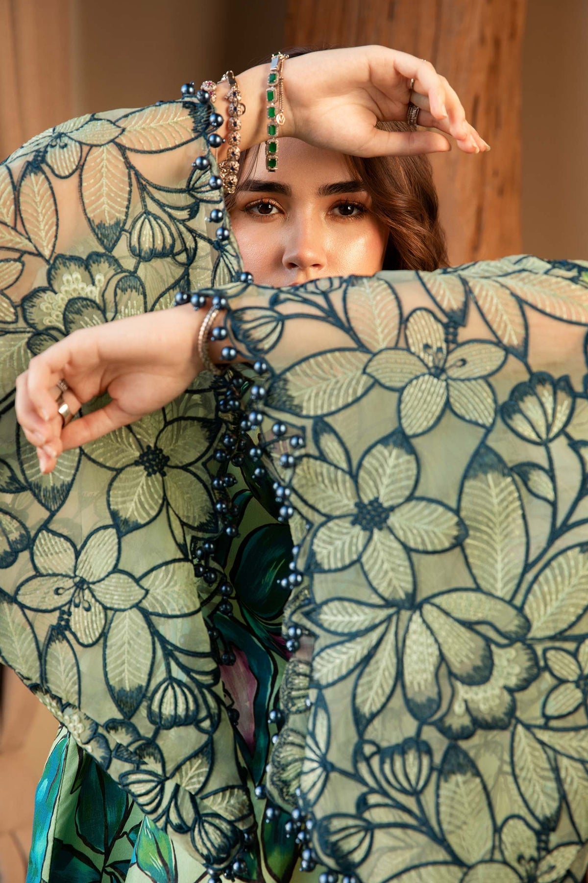 Maria B | M Prints 25 | MPT-2505-B -  Maria B Ladies Clothes - Original Designer Dress - House of Maryam