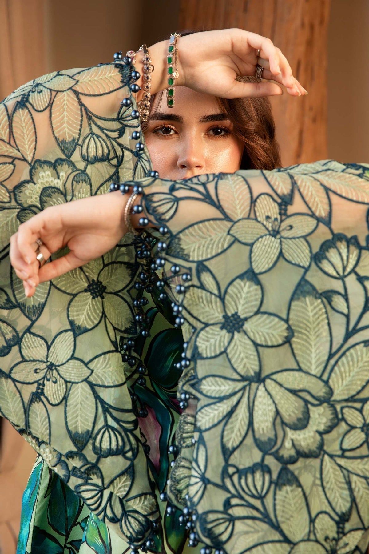Maria B | M Prints 25 | MPT-2505-B -  Maria B Ladies Clothes - Original Designer Dress - House of Maryam