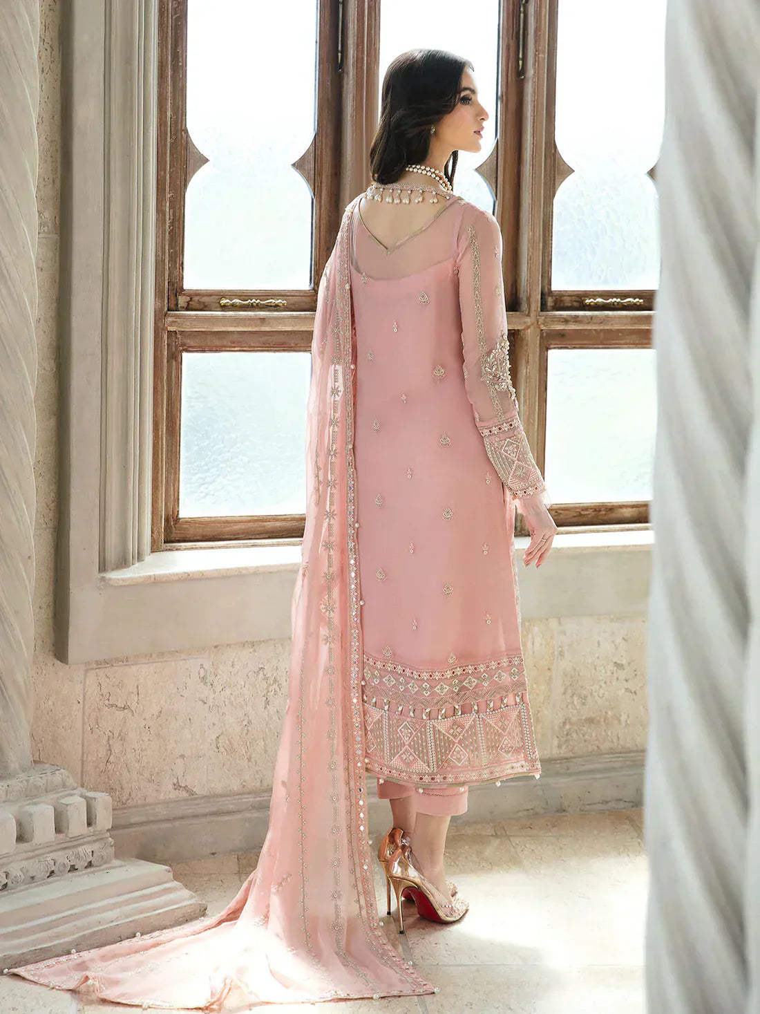 Gulaal | Embroidered Chiffon 23 | ISABELLA 01 -  Gulaal Formal - Original Designer Dress - House of Maryam