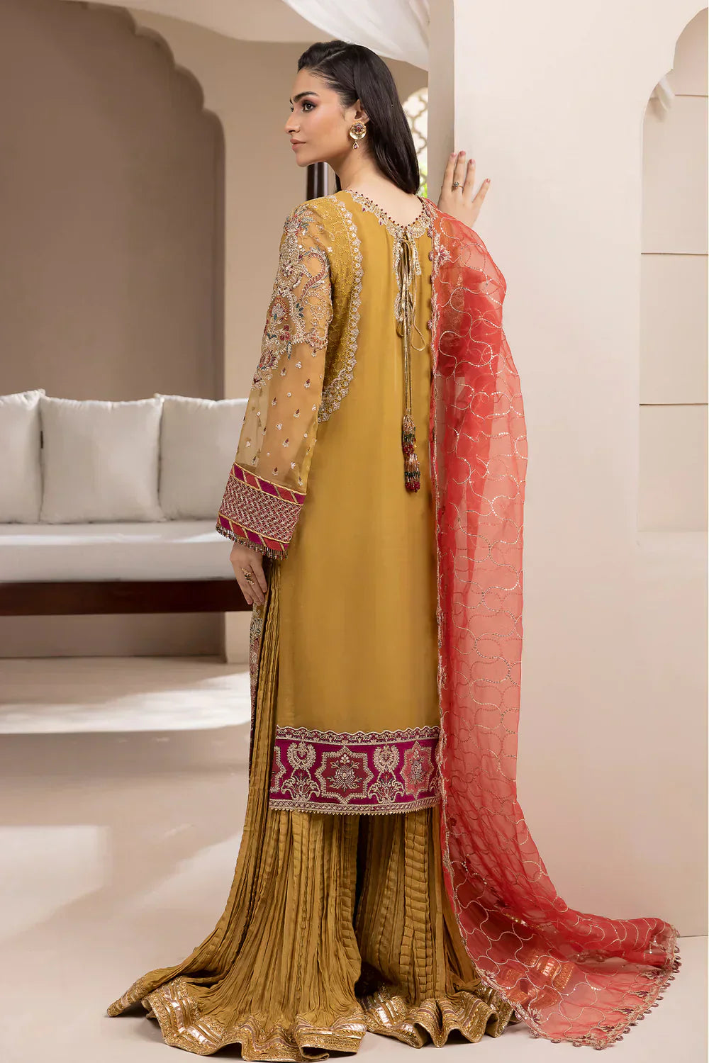 Baroque | Formals Collection | UF-411 -  Baroque Formal - Original Designer Dress - House of Maryam