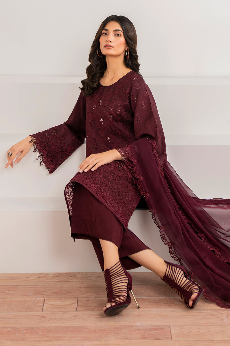 Baroque | Formal Collection | CHIFFON UF-690 -  Baroque Ladies Clothes - Original Designer Dress - House of Maryam