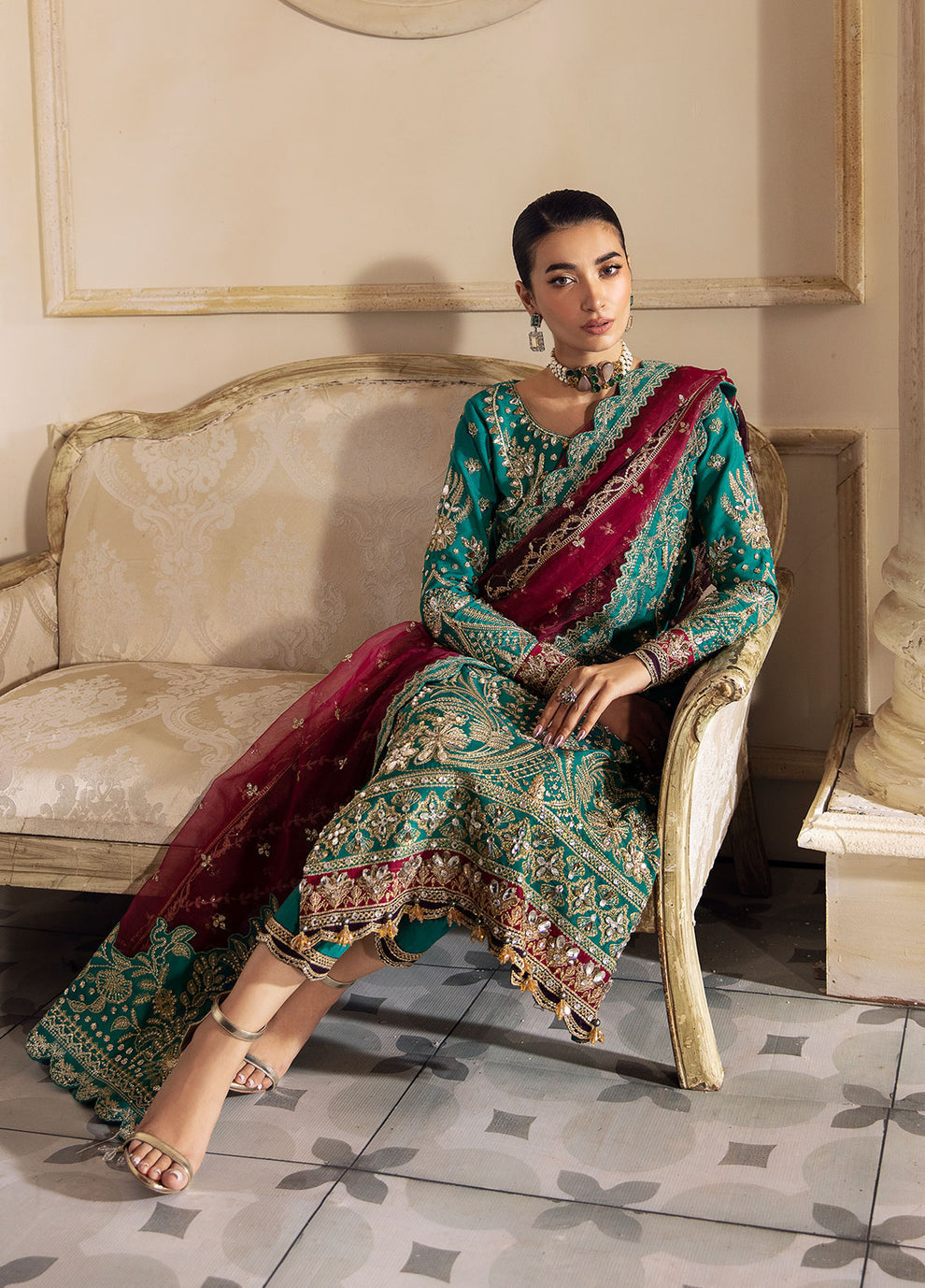 Gulaal | Wedding Formals | Amirah GL-WS-23V1-40 by Designer Gulaal - House of Maryam - Pakistani Designer Ethnic Wear in {{ shop.shopifyCountryName }}