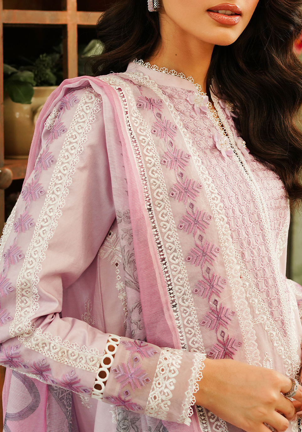 Zarqash | Tresor Luxury Lawn 24 | ZQT 001 FAYE by Zarqash - House of Maryam