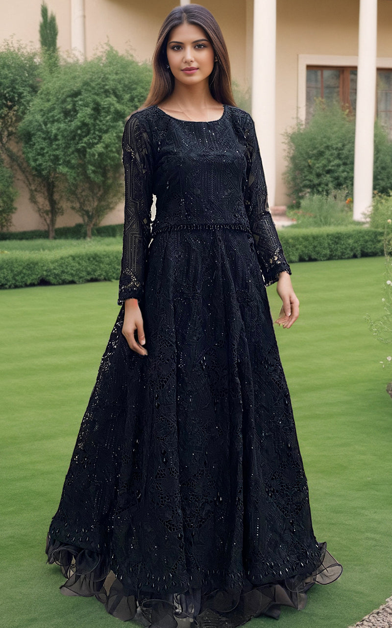 Threads and Motifs | Formal Dresses 25 | ORGANZA EMBROIDERED BLOUSE WITH EMBROIDERED LEHENGA -  Threads and Motifs Ladies Clothes - Original Designer Dress - House of Maryam