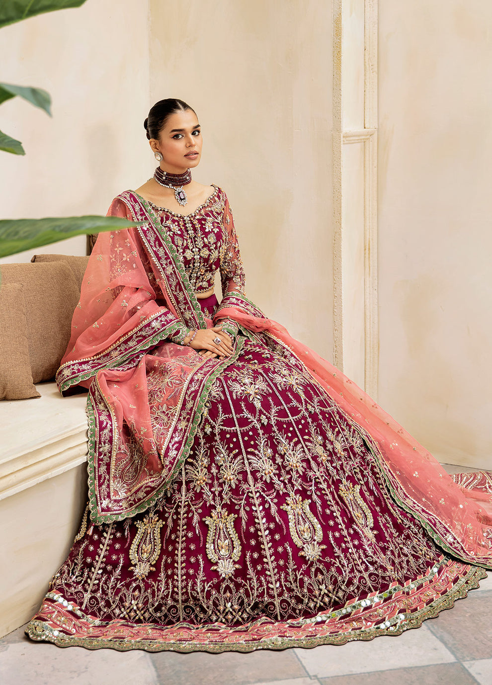 Gulaal | Wedding Formals | Ashmiza GL-WS-23V1-36 -  Gulaal Bridal - Original Designer Dress - House of Maryam