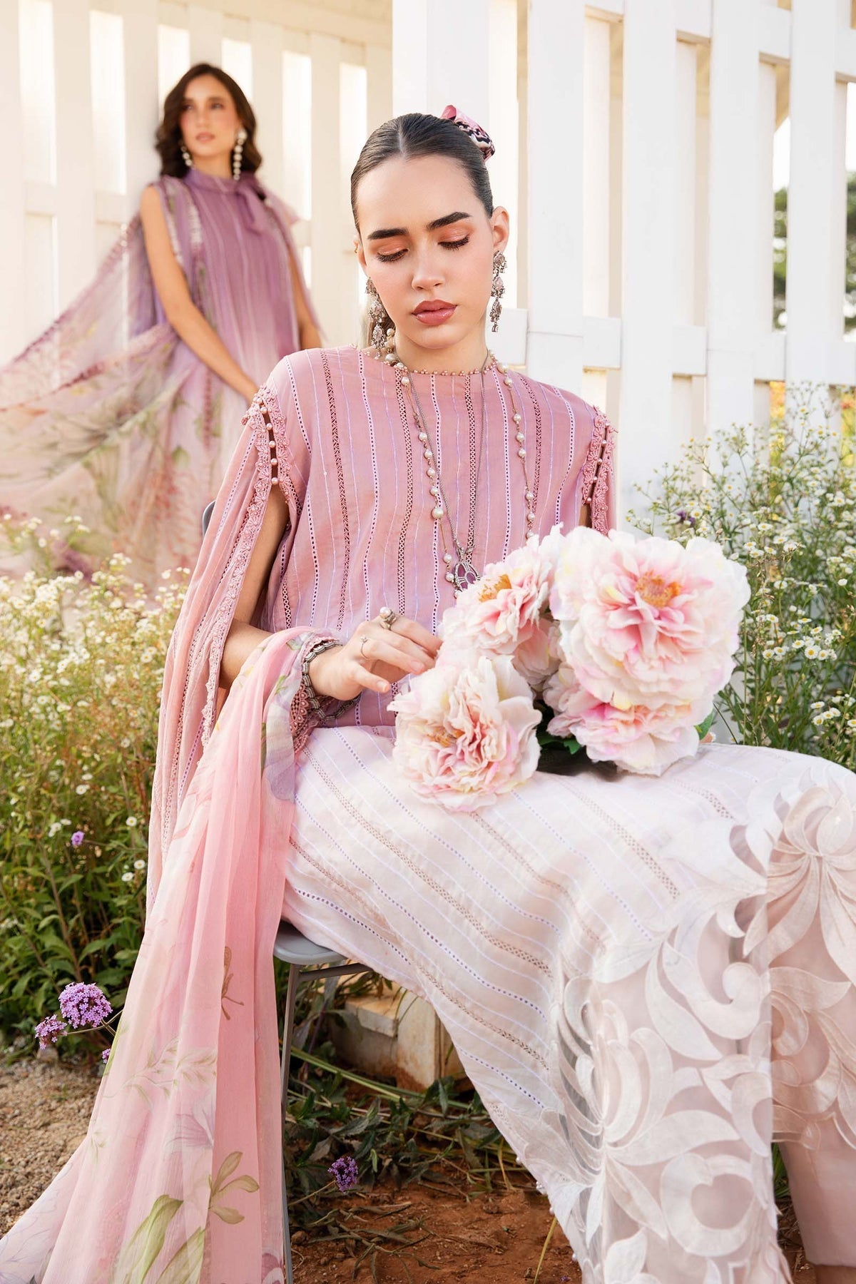 Maria B | M Prints 25 | MPT-2506-A -  Maria B Ladies Clothes - Original Designer Dress - House of Maryam