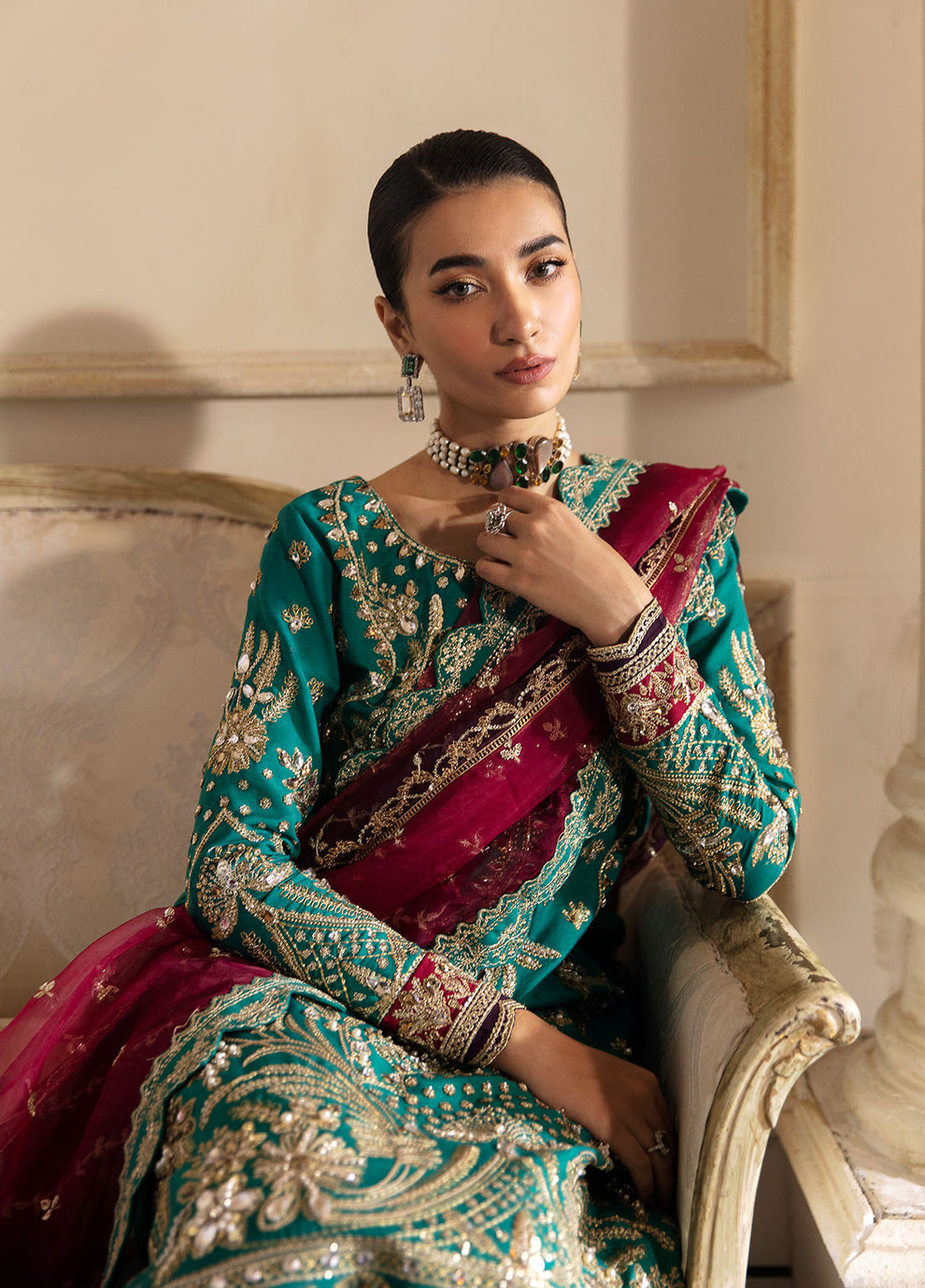 Gulaal | Wedding Formals | Amirah GL-WS-23V1-40 -  Gulaal Bridal - Original Designer Dress - House of Maryam