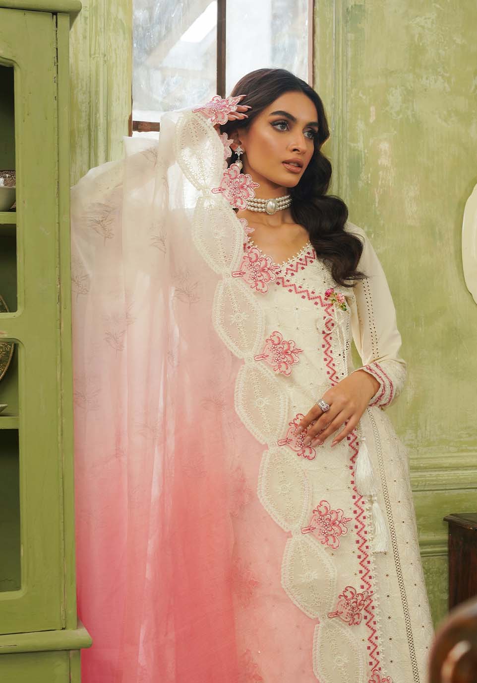 Zarqash | Tresor Luxury Lawn 24 | ZQT 006 IDA -  Zarqash Luxury - Original Designer Dress - House of Maryam