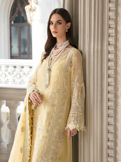 Gulaal | Embroidered Chiffon | SAHAR 04 -  Gulaal Formal - Original Designer Dress - House of Maryam