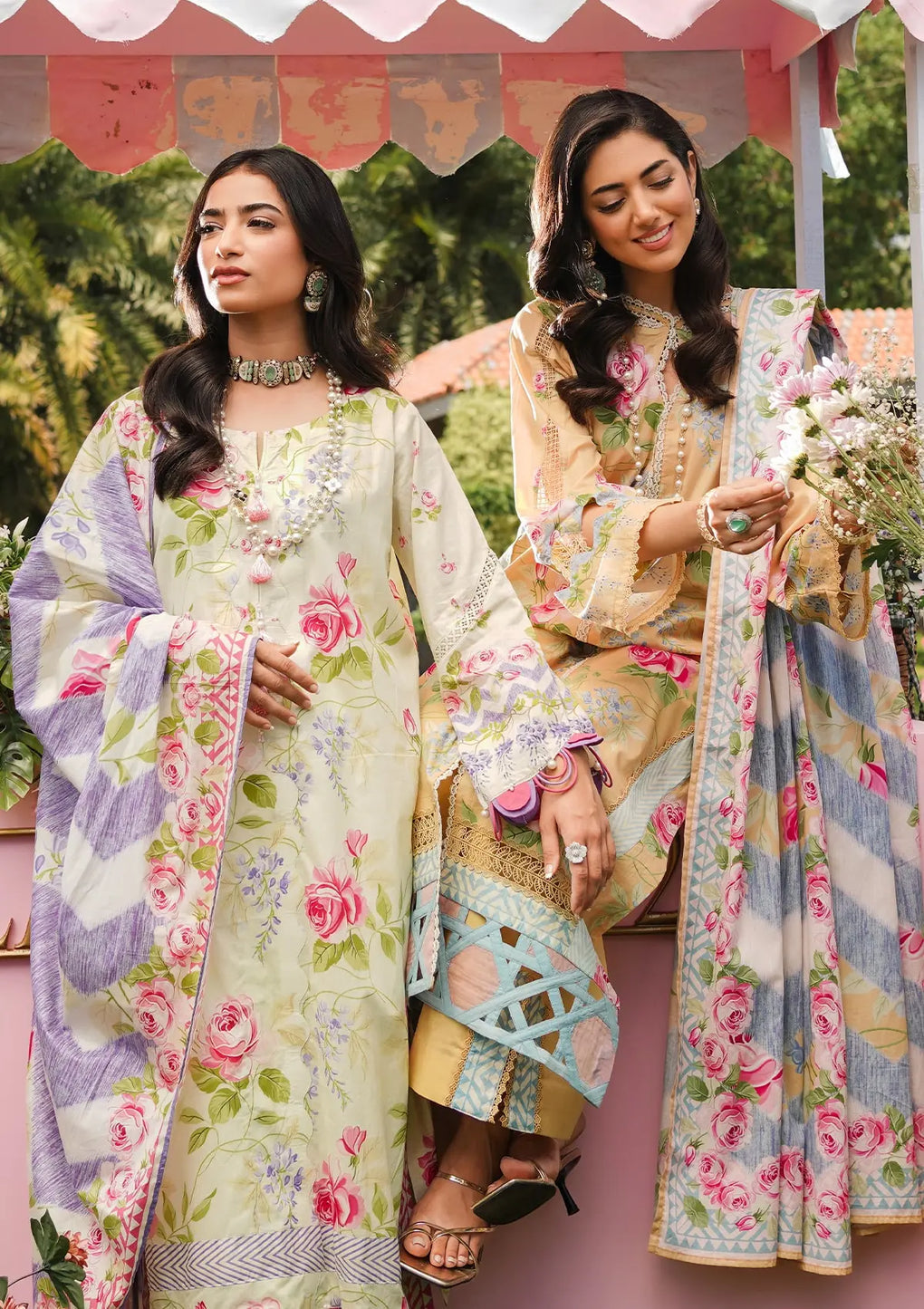 Elaf Premium | Printed Collection 24 | EEP-03B - Meadow Magic by Designer Elaf Premium - House of Maryam - Pakistani Designer Ethnic Wear in {{ shop.shopifyCountryName }}