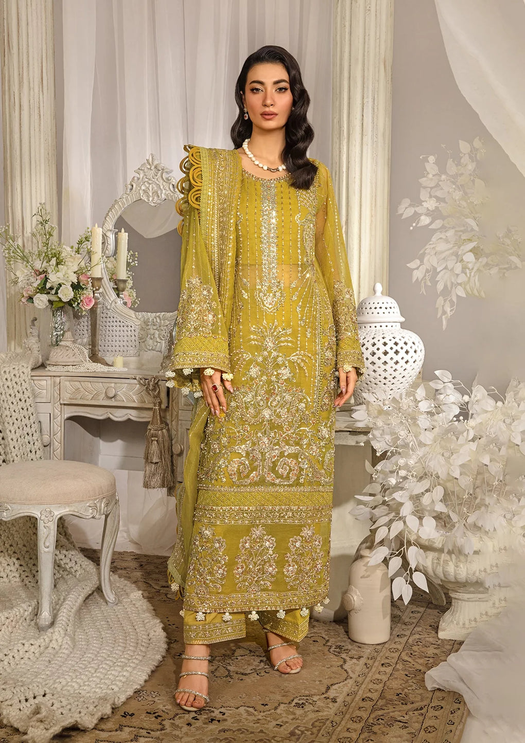 Elaf Premium | Evara Formals 24 | EFE-03 SUNLIT -  Elaf Premium The Formal Exhibit - Original Designer Dress - House of Maryam