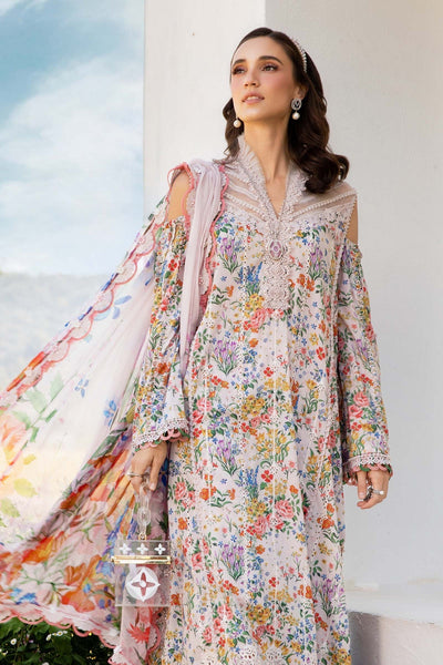 Maria B | M Prints 25 | MPT-2507-A -  Maria B Ladies Clothes - Original Designer Dress - House of Maryam