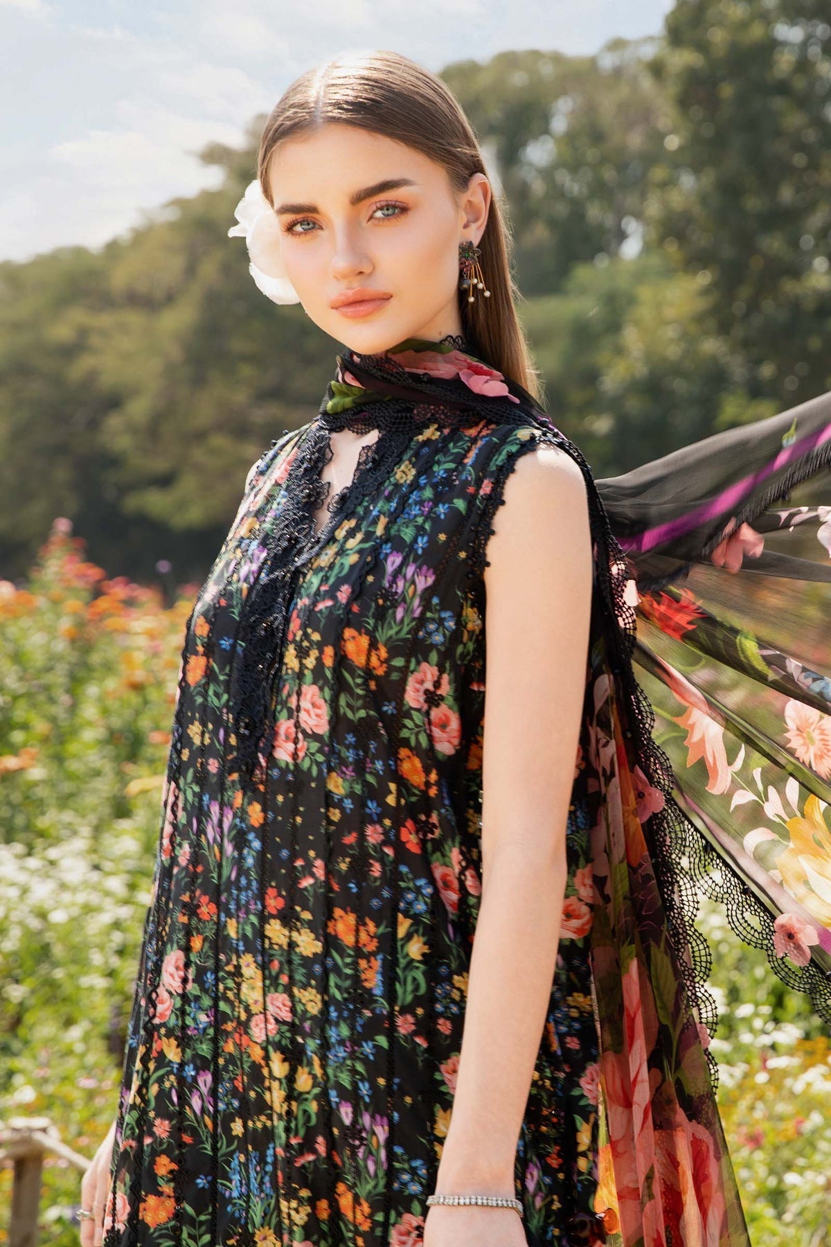 Maria B | M Prints 25 | MPT-2507-B -  Maria B Ladies Clothes -  House of Maryam