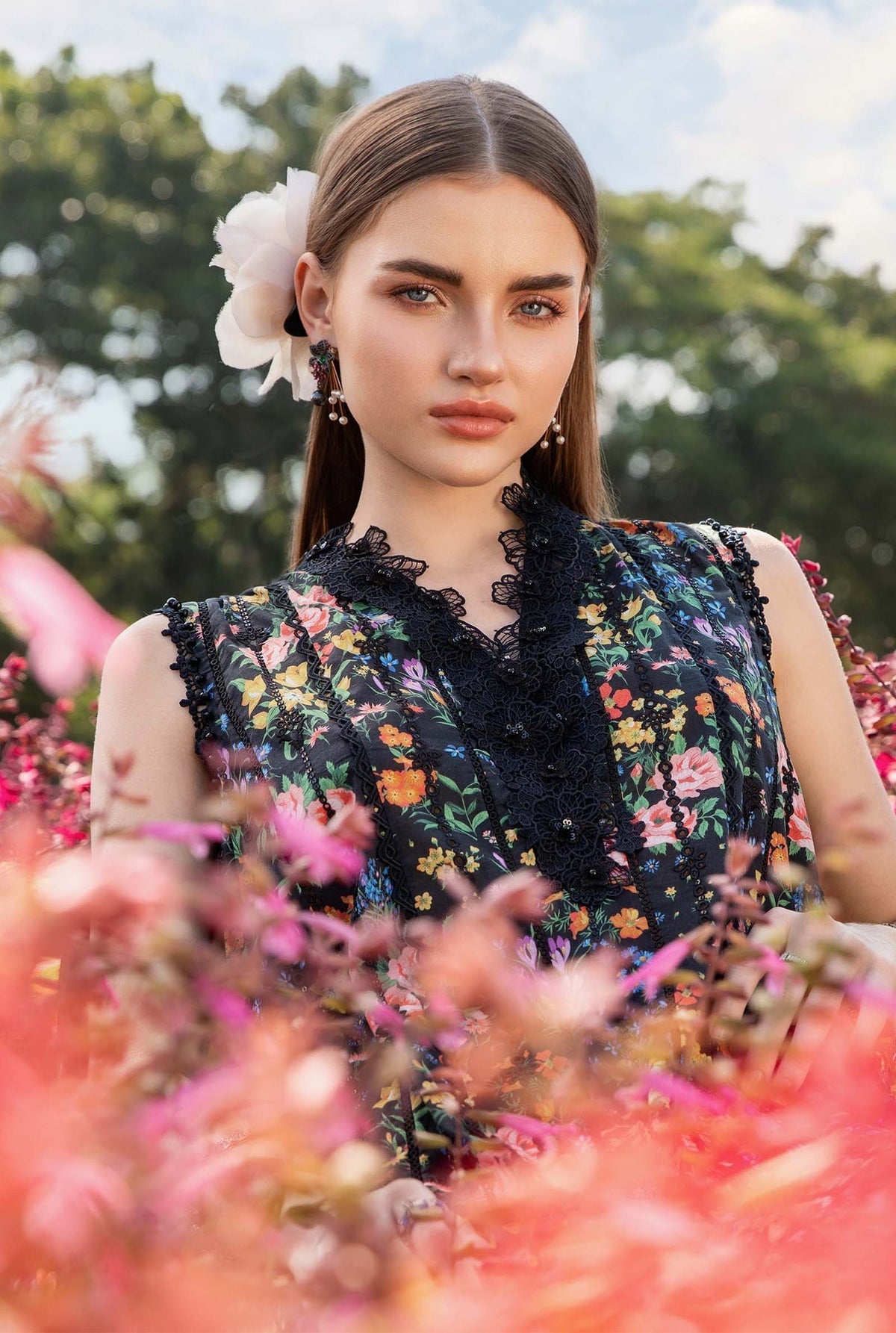 Maria B | M Prints 25 | MPT-2507-B -  Maria B Ladies Clothes - Original Designer Dress - House of Maryam
