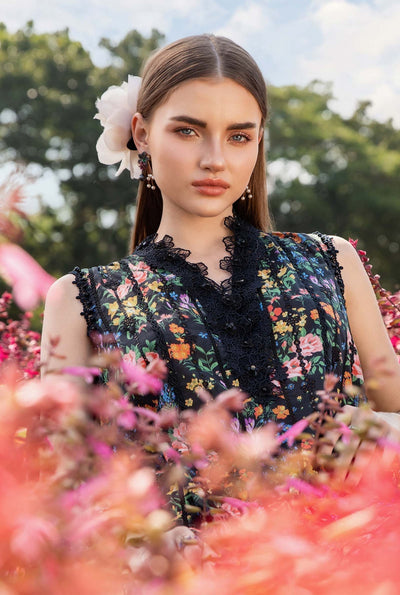 Maria B | M Prints 25 | MPT-2507-B -  Maria B Ladies Clothes - Original Designer Dress - House of Maryam