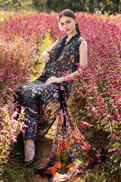 Maria B | M Prints 25 | MPT-2507-B -  Maria B Ladies Clothes - Original Designer Dress - House of Maryam