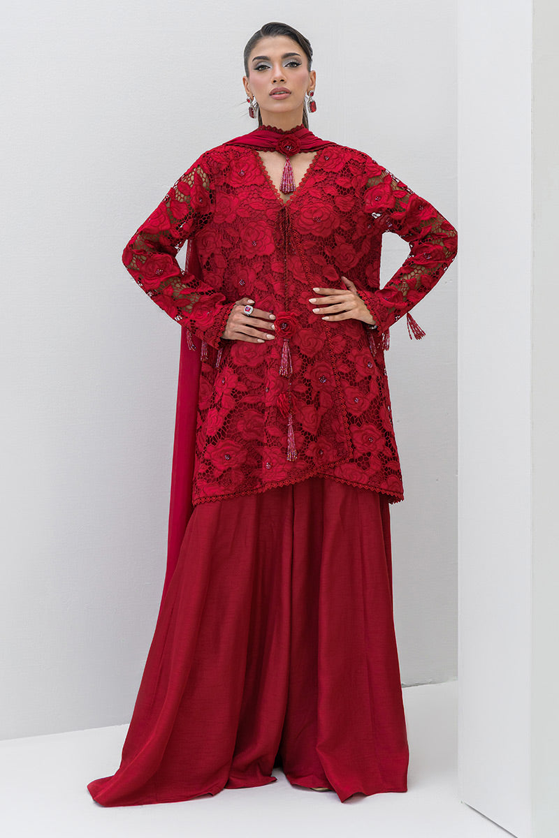 Chic Ophicial | Aarzu Luxe Pret | Red Radiance, image 6
