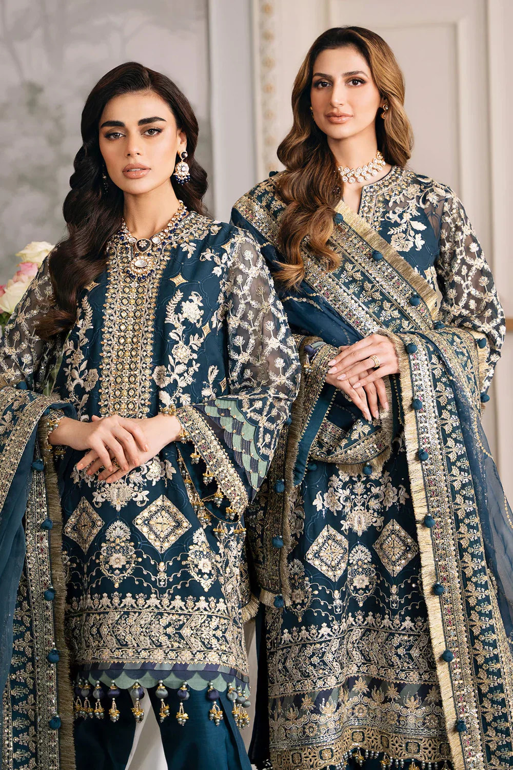 Baroque | Chantelle Embroidered Collection | CH12-01 -  Baroque Formal - Original Designer Dress - House of Maryam