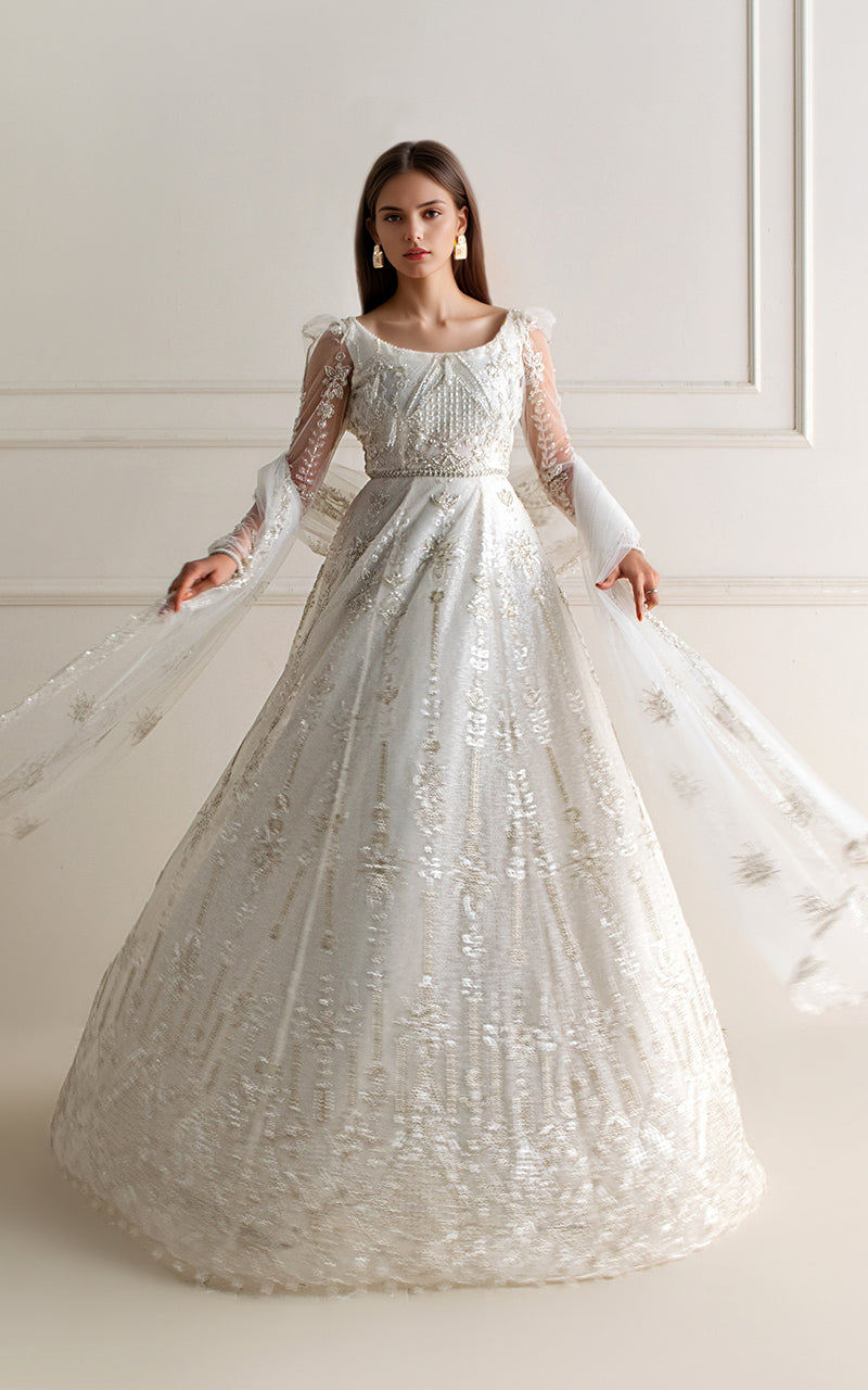 Threads and Motifs | Formal Dresses 25 | Net Embroidered Maxi-4