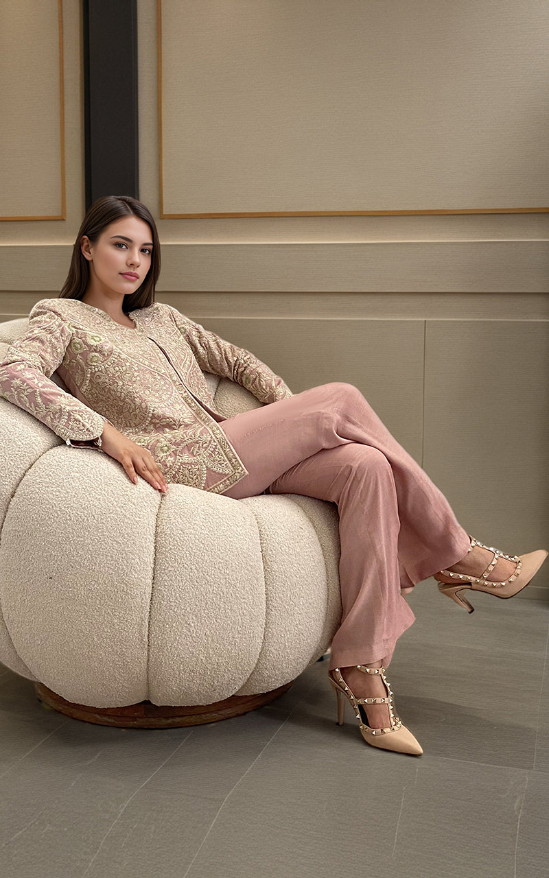 Threads and Motifs | Formal Dresses 25 | Embroidered Jacket -  Threads and Motifs Ladies Clothes - Original Designer Dress - House of Maryam