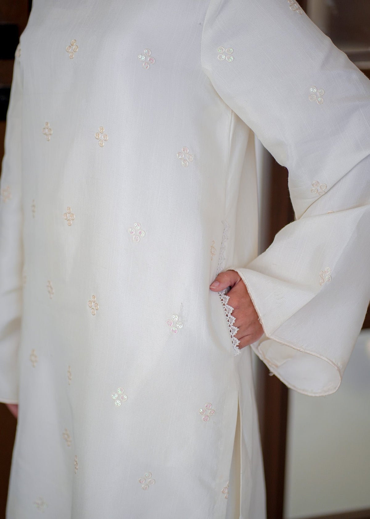 Fozia Khalid | Silk Spire | BLISS -  Fozia Khalid Ladies Clothes - Original Designer Dress - House of Maryam