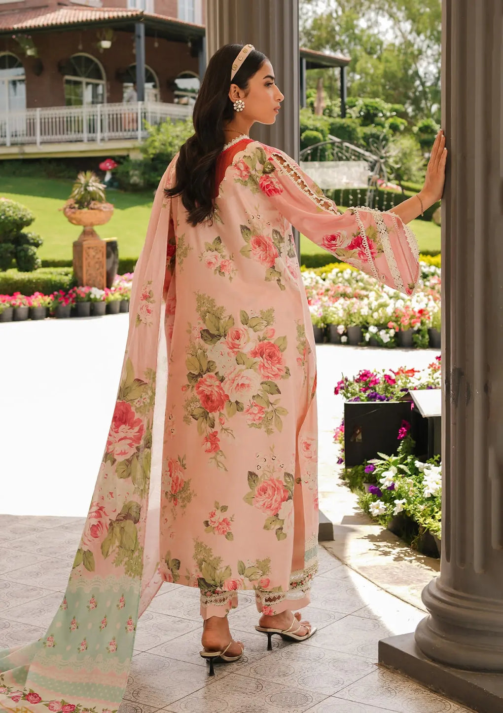 Elaf Premium | Printed Collection 24 | EEP-01B - Petal Pulse -  Elaf Premium Casuals - Original Designer Dress - House of Maryam