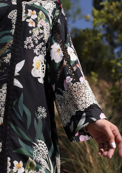 Elaf Premium | Prints Chikankari 24 | 02A NOIREE -  Elaf Premium Luxury - Original Designer Dress - House of Maryam