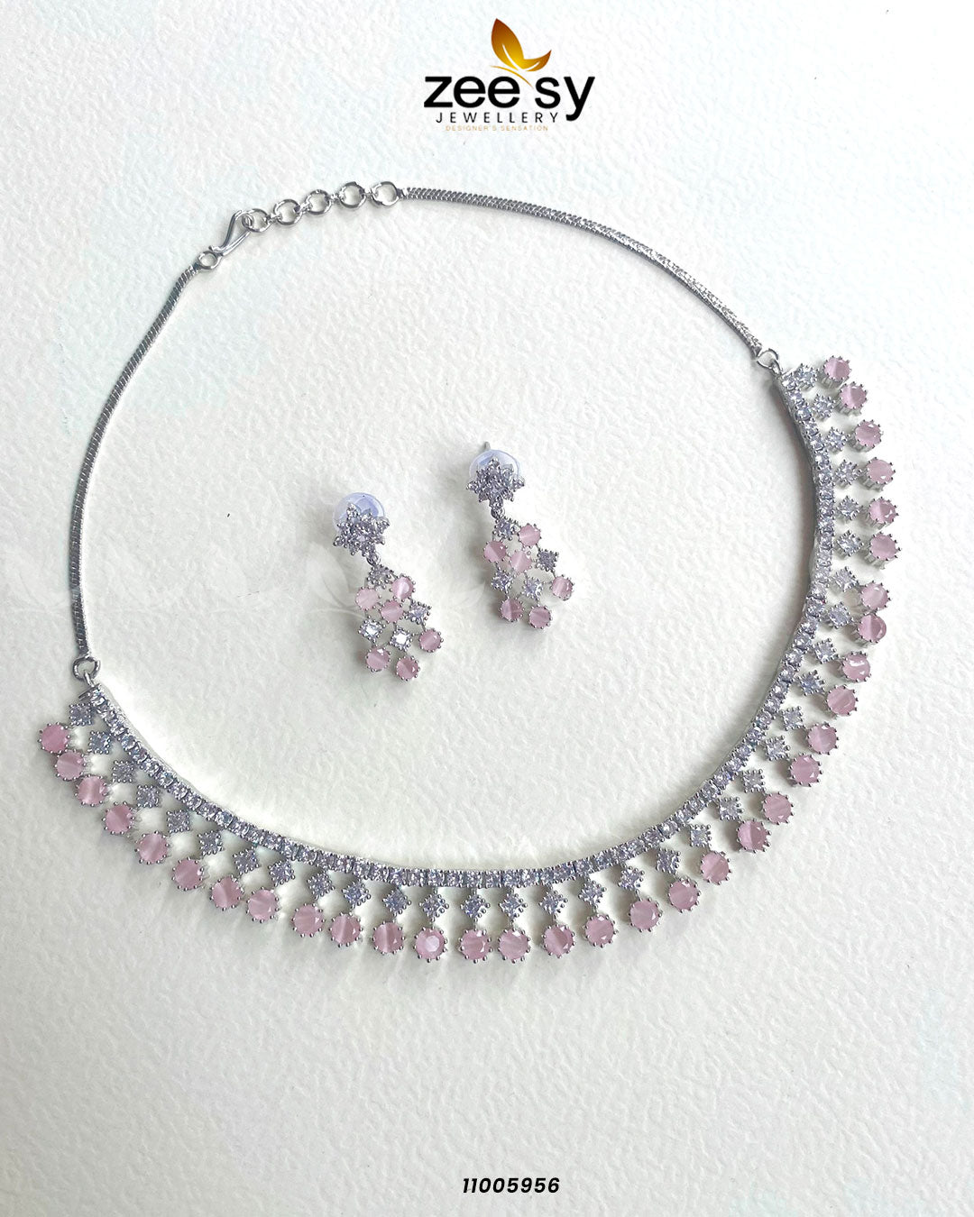 Necklace-0856 -  Zeesy Necklace Sets - Original Designer Dress - House of Maryam