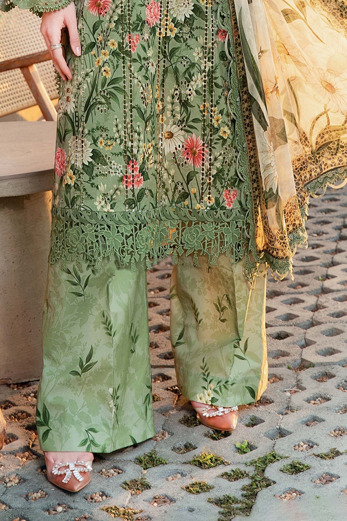 Maria B | M Prints 25 | MPT-2508-B -  Maria B Ladies Clothes - Original Designer Dress - House of Maryam
