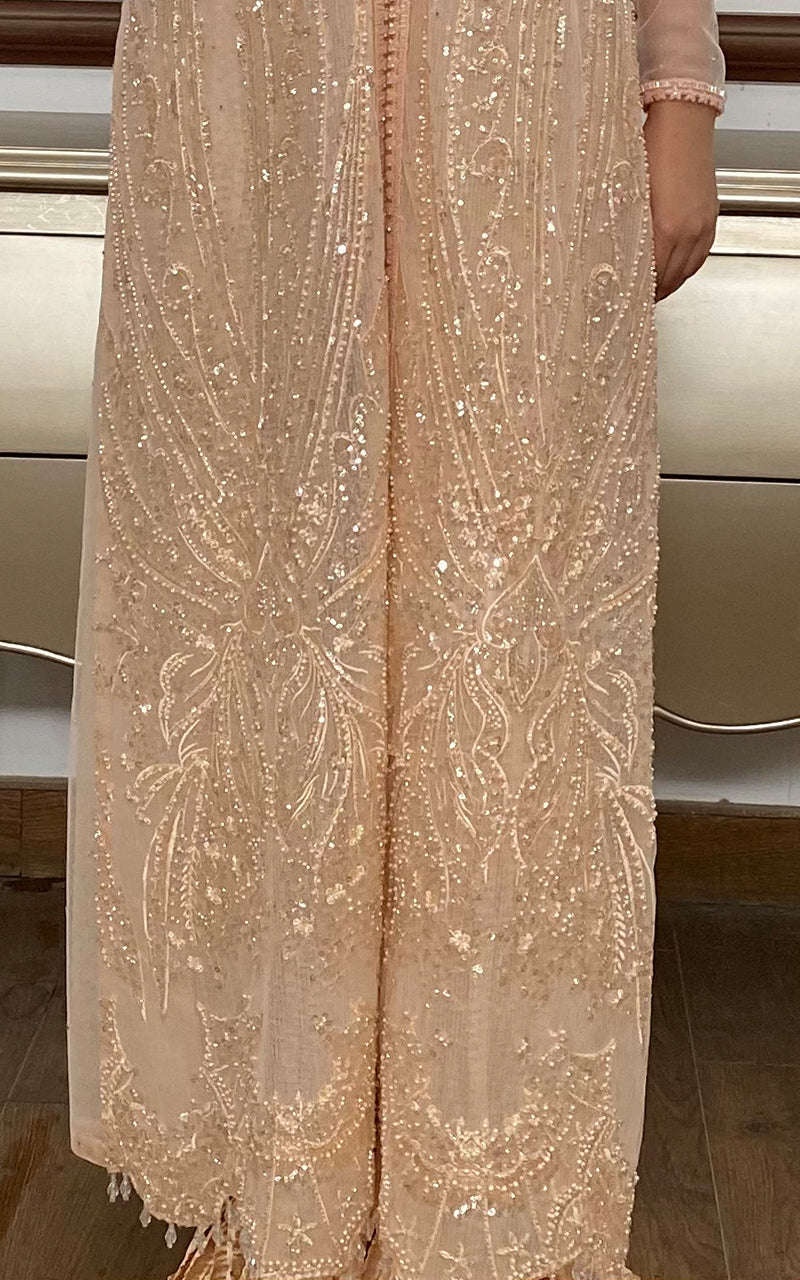 Threads and Motifs | Formal Dresses 25 | Net Embroidered Jacket -  Threads and Motifs Ladies Clothes - Original Designer Dress - House of Maryam