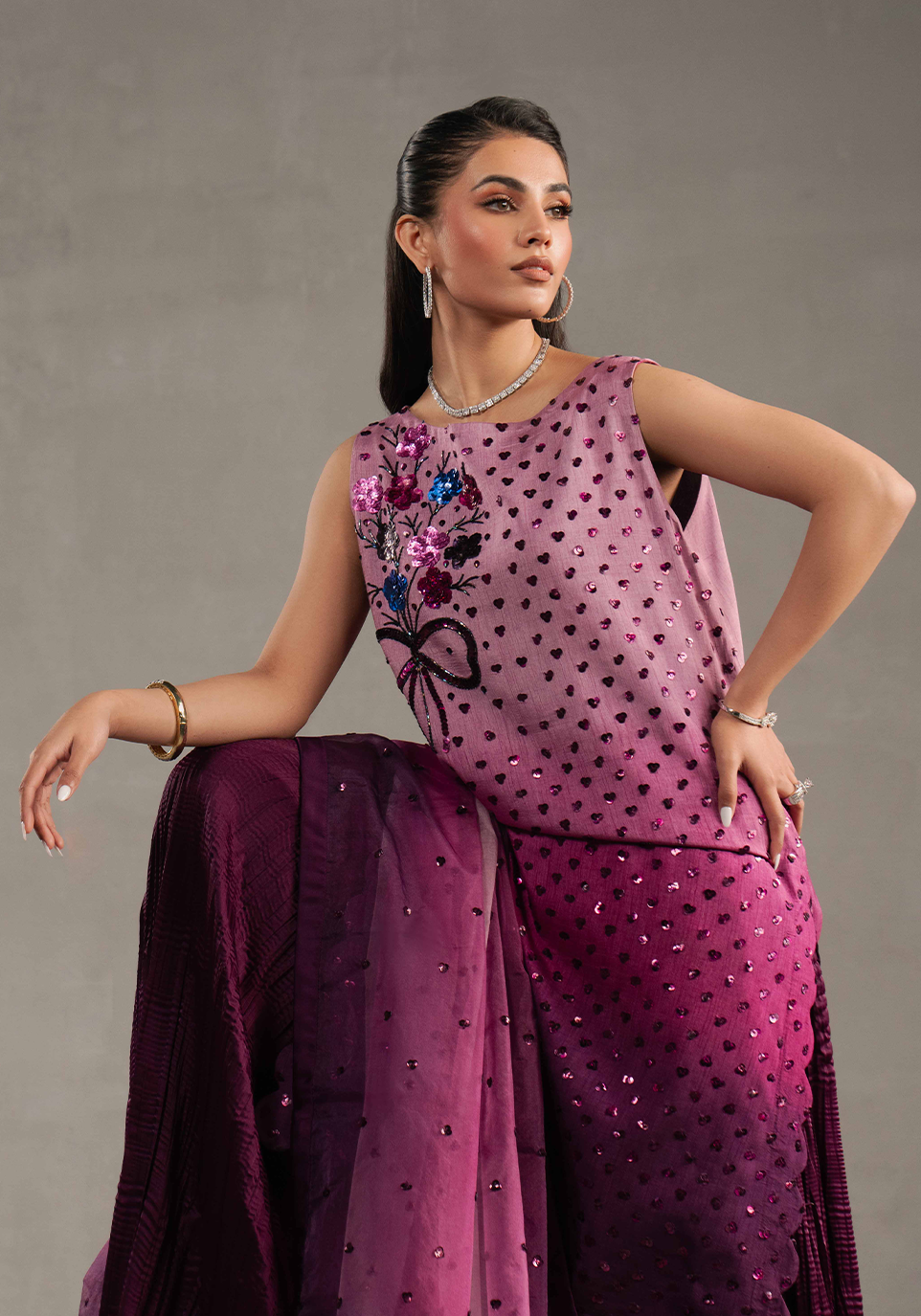 Zarqash | Silk Edit | ZQS 003 GIANNA -  Zarqash Ladies Clothes - Original Designer Dress - House of Maryam