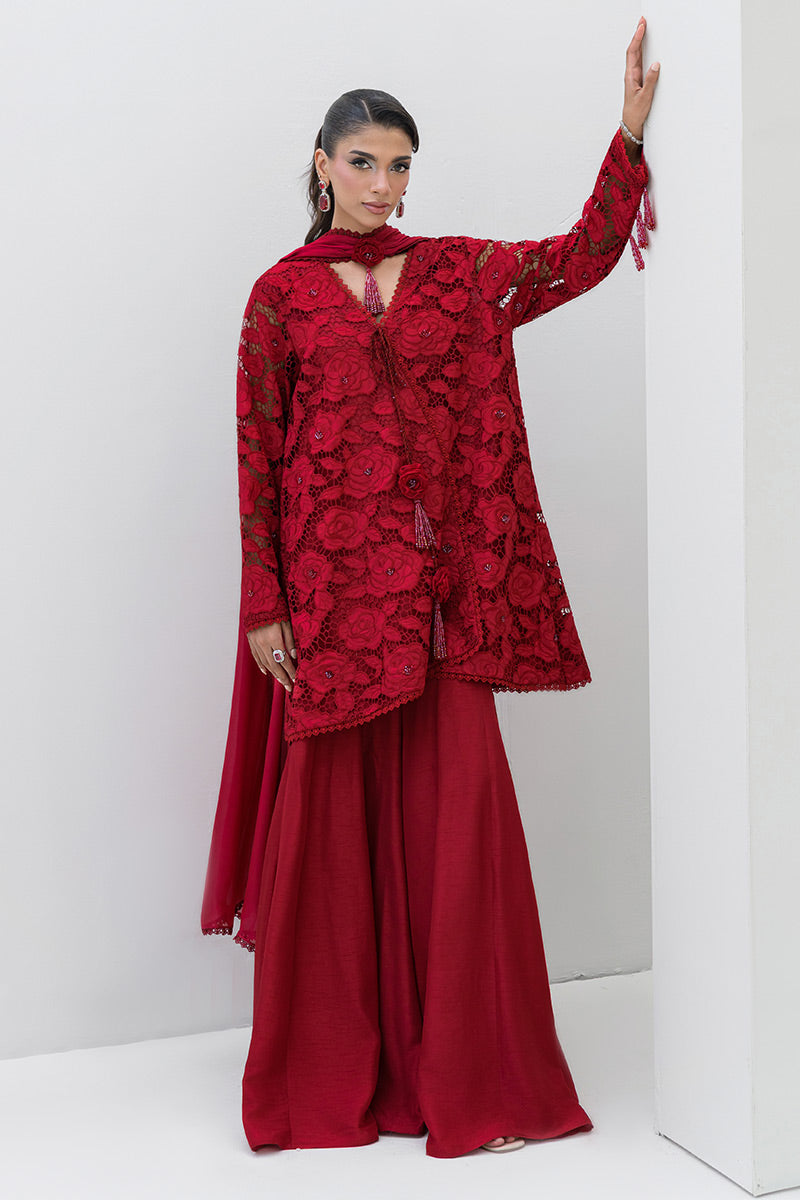 Chic Ophicial | Aarzu Luxe Pret | Red Radiance, image 7